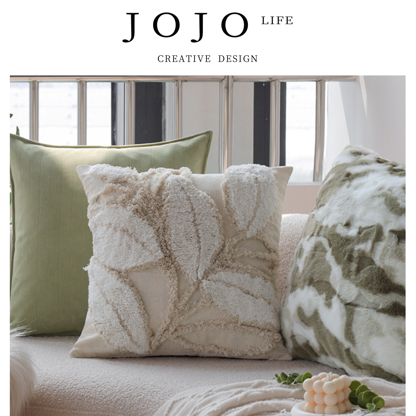 JOJO'SLIFEPD.沙发靠垫法式