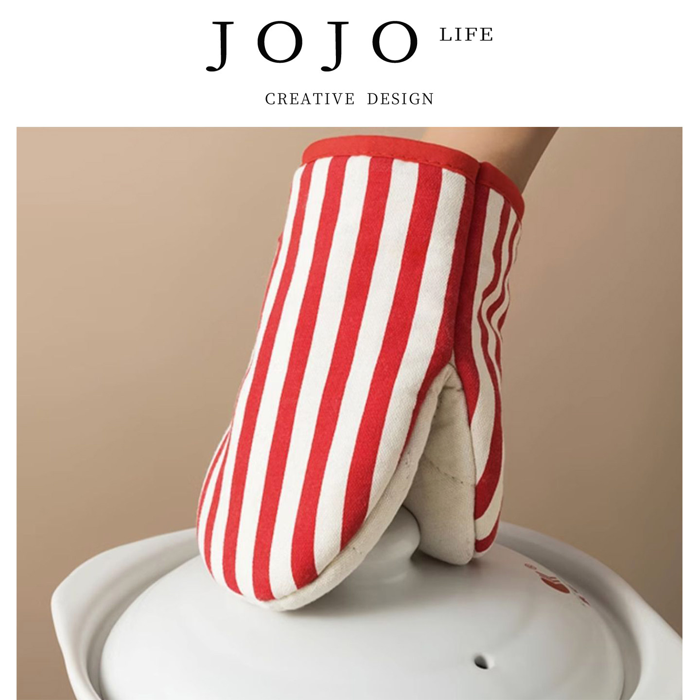 JOJO'S L. PD.honey.微波炉手套棉布加厚波点防烫厨房专用| 蜜蕉