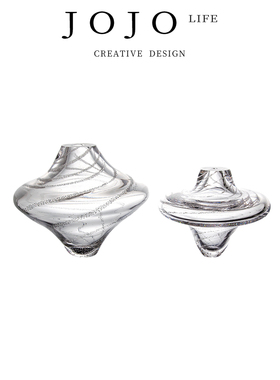 JOJO'S L. PD.angstrom.创意水晶玻璃加厚简约现代摆件装饰 |信埃