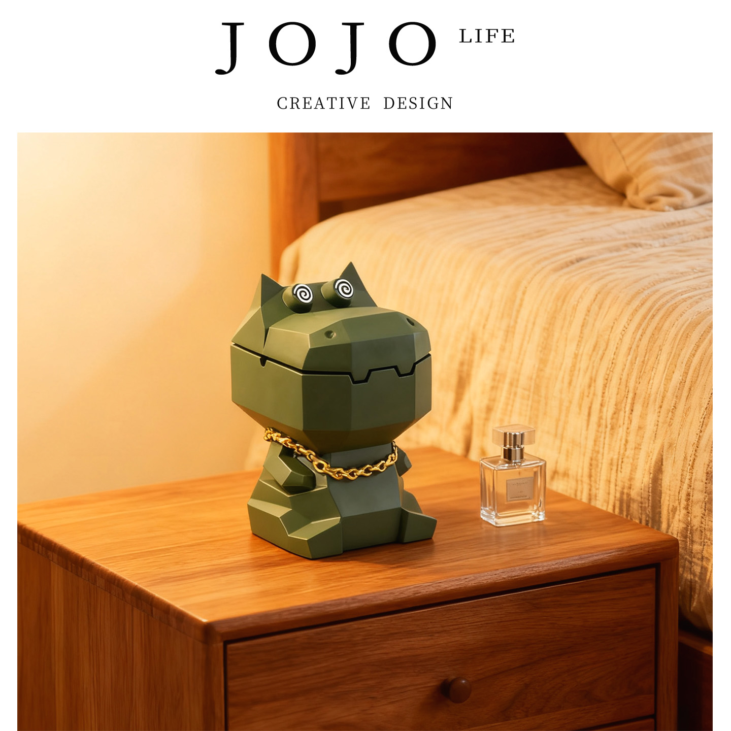 JOJO'S L. PD.Adonis.烟灰缸河马烟灰缸带有盖创意个性潮流|晕晕