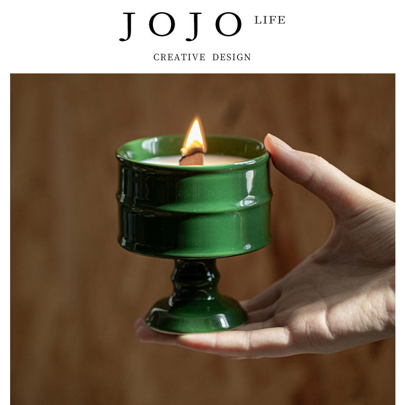 JOJO'SLIFEPDins陶瓷高脚烛台