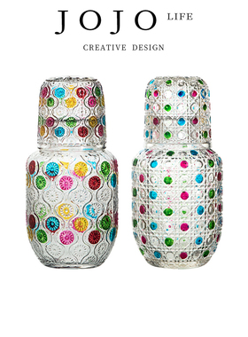 JOJO'S L. PD.Ina.凉水壶欧式复古浮雕花纹手绘单身壶床头 | 依娜