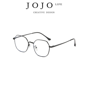 PD.dry.复古多边形眼镜近视可配度数防蓝光镜框 己燥 JOJO