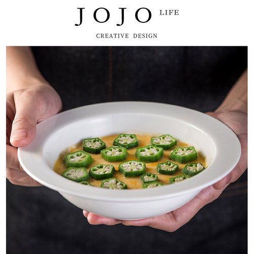 JOJO'SLIFEPD北欧风草帽骨瓷碗