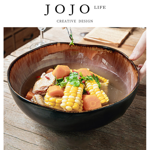 JOJO'SLIFEPD大容量陶瓷汤碗