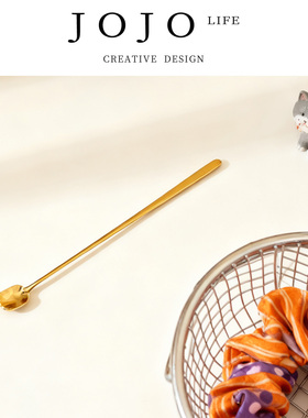 JOJO'S L. PD.absent.304不锈钢咖啡勺长柄搅拌勺搅拌棒勺子|缺席