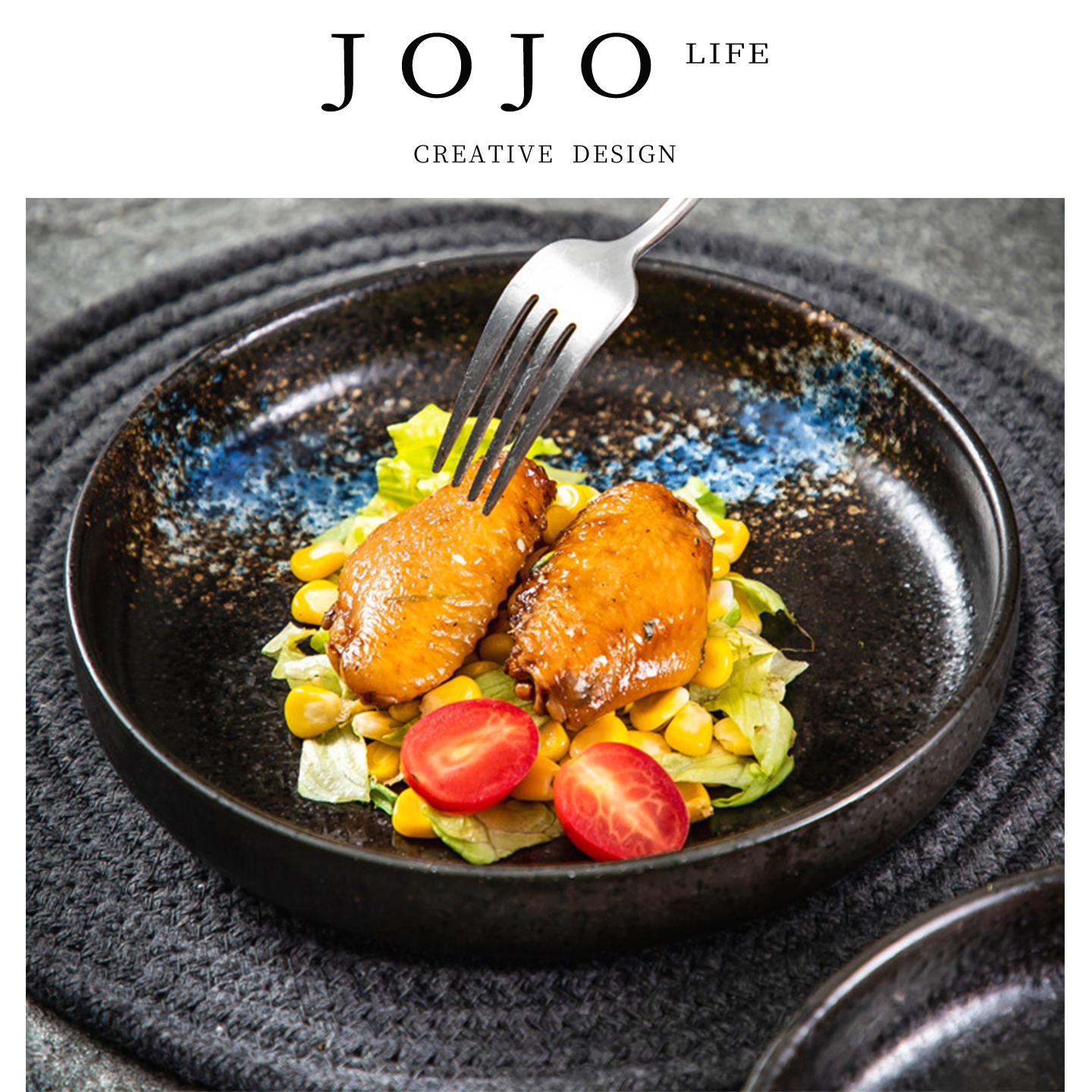 JOJO'SL.PD.家用菜盘加深加高