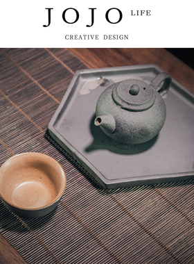 JOJO'S L. PD.shoots 竹制茶道茶席茶盘垫中式桌旗禅意复 | 笋朝