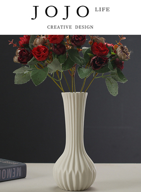 JOJO'S L. PD.Reed.家居高级感素胚花插瓶高颜值室内装饰 | 芦扉
