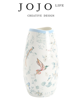 JOJO'S L. PD.Geisha.陶瓷花瓶新中式鲜花瓶客厅装饰桌面 | 歌妓