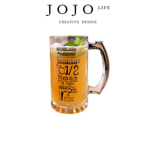 啤酒杯大容量加厚耐热玻璃杯子 JOJO PD.Coverrice. 盖饭