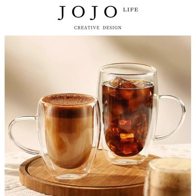 JOJO'SLIFEPD耐高温双层玻璃杯