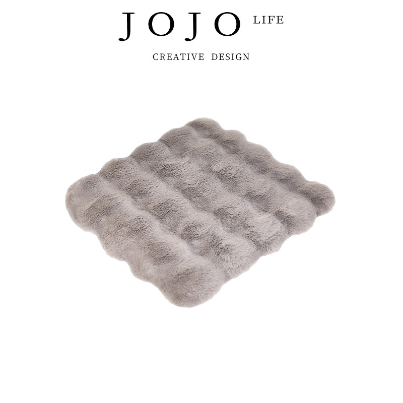 JOJO'SLIFEPD冬季保暖坐垫兔毛