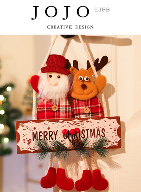 JOJO'S L. PD.stall.圣诞节装饰品雪人老人麋鹿门挂吊挂牌 | 摊赃