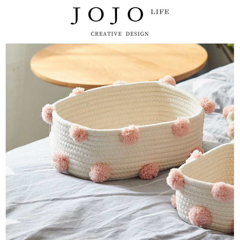 JOJO'SL.PD收纳篮桌面收纳筐