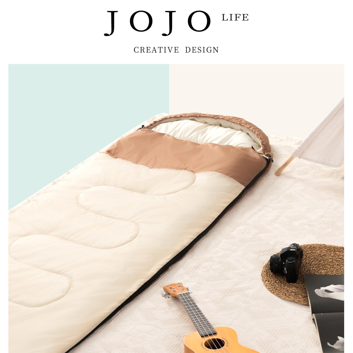 JOJO'SL.PD.户外露营带帽便携