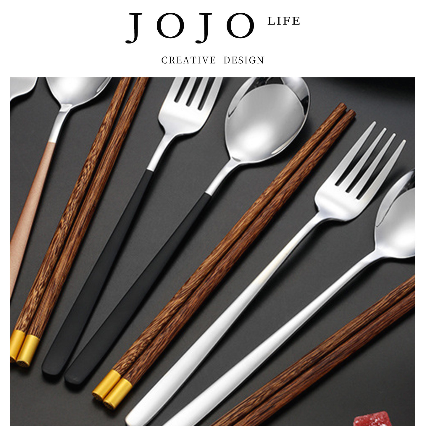 JOJO'SLIFEPD创意304筷子勺叉