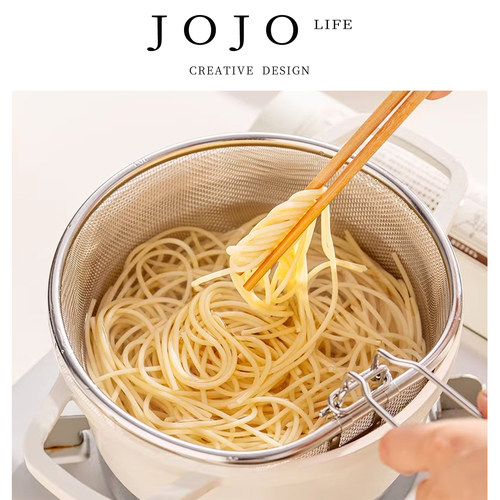 JOJO'S L. PD.Matching.滤网勺家用304不锈钢漏勺厨房捞面 | 职搭