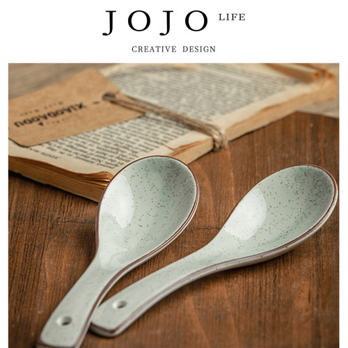 JOJO'SLIFEPD短柄汤匙陶瓷勺