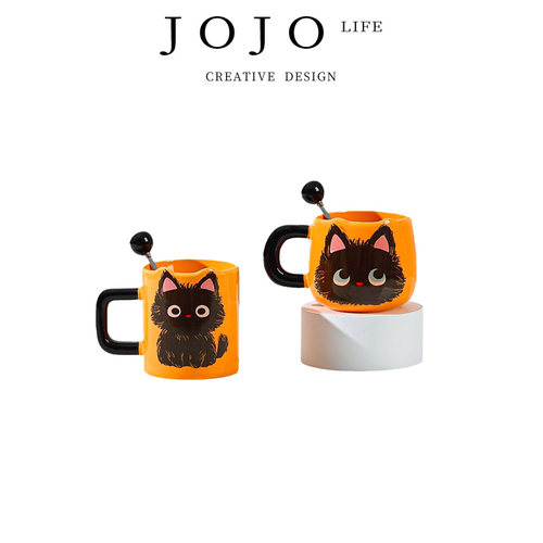 JOJO'SLIFEPD猫咪陶瓷杯水杯
