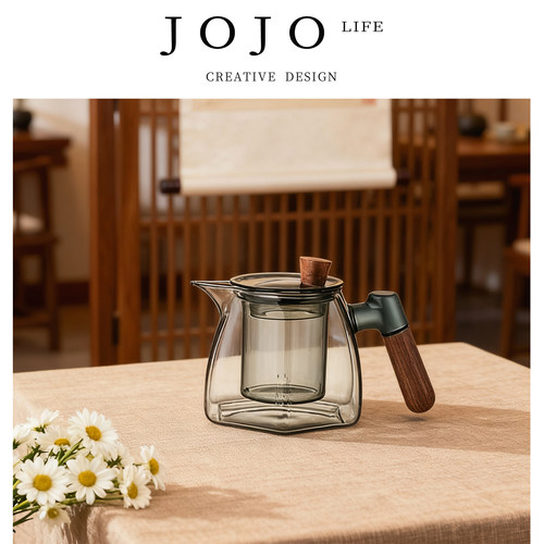 JOJO'S L. PD·Arris·茶具茶壶玻璃家用创意耐高温过滤壶 | 棱之