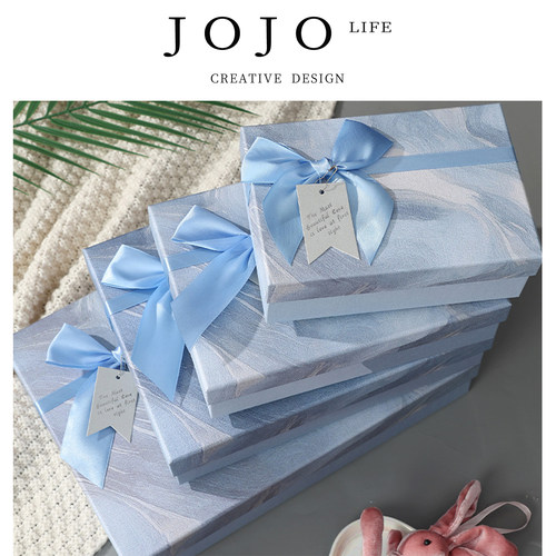 JOJO'SLIFEPD小清新蓝色礼品盒