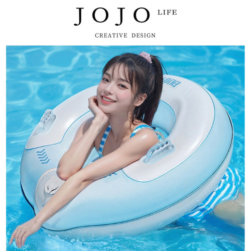 JOJO'SLIFEPD游泳圈带成人双层
