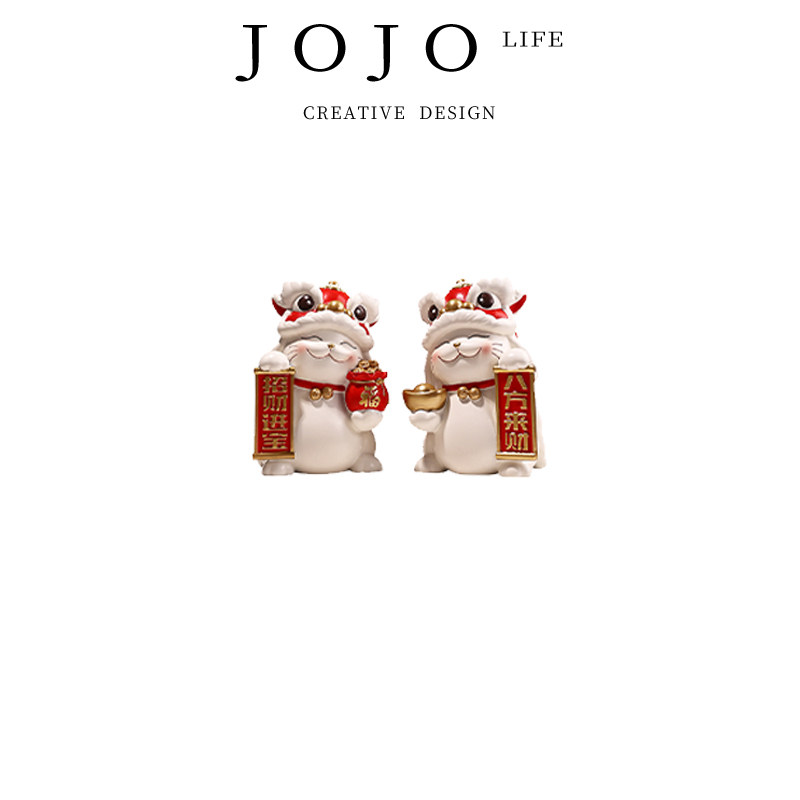 JOJO'SLIFEPD醒狮摆件龙年图片