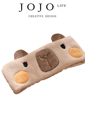 JOJO'S L. PD.Beading.珊瑚绒束发带吸水速干月子头巾头带 | 珠饰