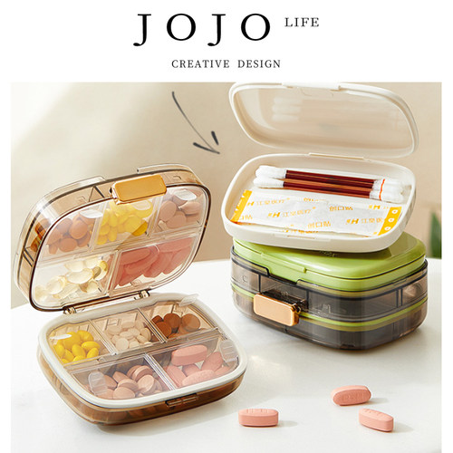 JOJO'SLIFEPD药盒便携分装药物