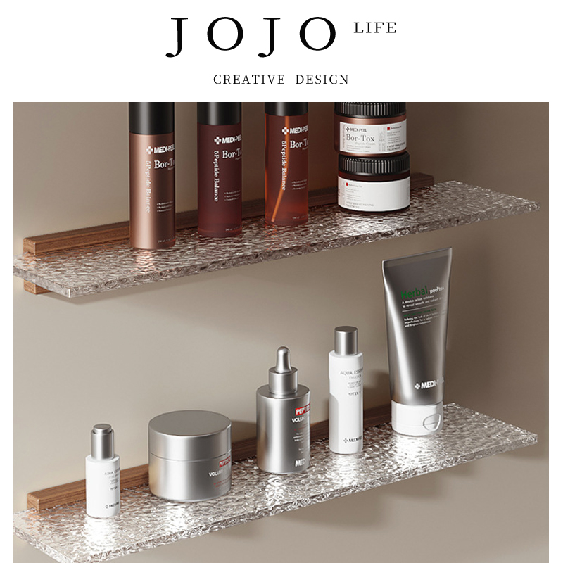JOJO'SLIFEPD胡桃木浴室置物架