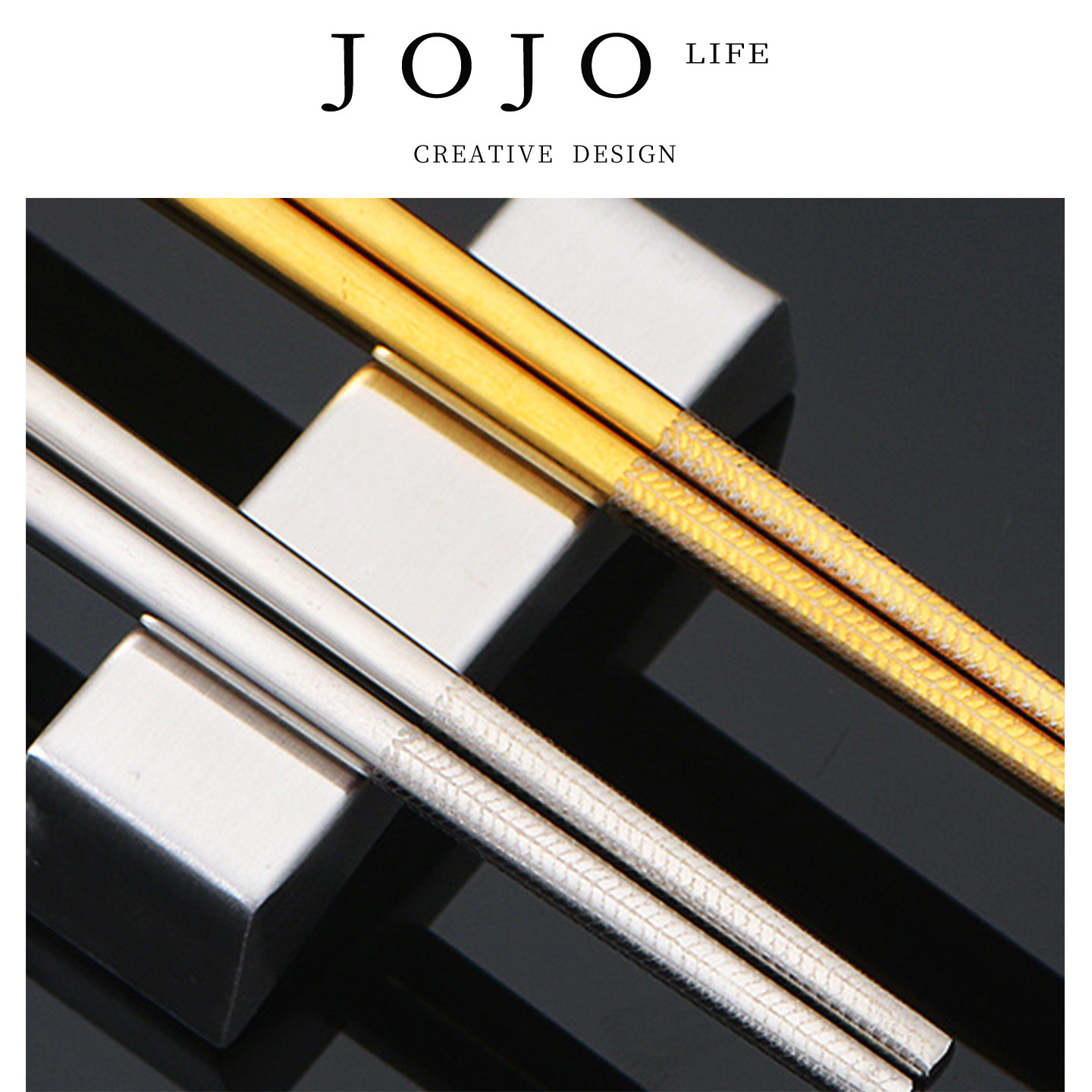 JOJO'SLIFEPD筷套装花藤全方形