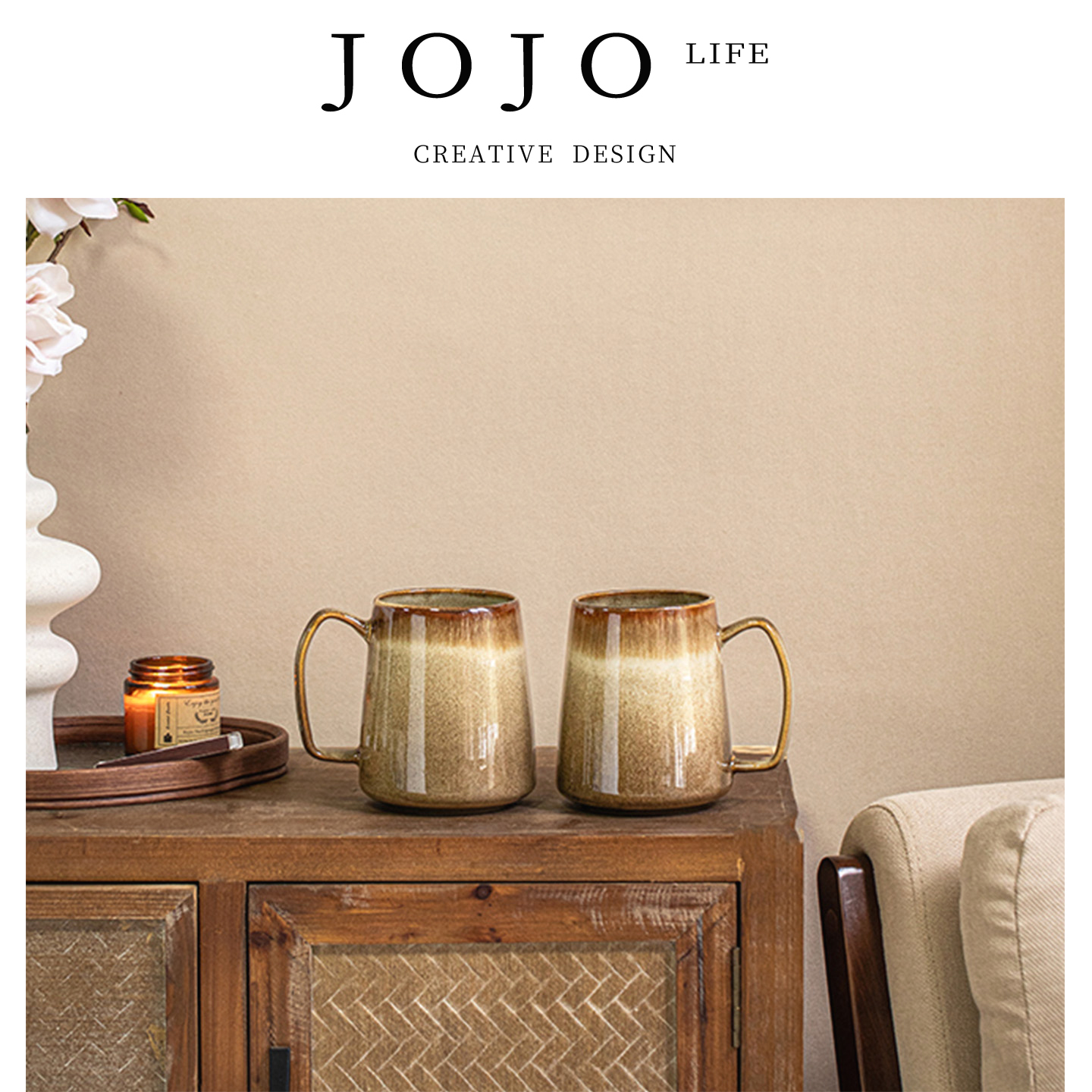 JOJO'SLIFEPD复古马克杯大容量
