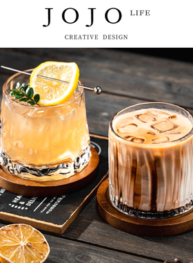 JOJO'S L. PD.Knife.小众咖啡杯玻璃美式拿铁杯子创意旋转 | 斌刀