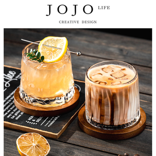 拿铁杯子创意旋转 JOJO PD.Knife.小众咖啡杯玻璃美式 斌刀
