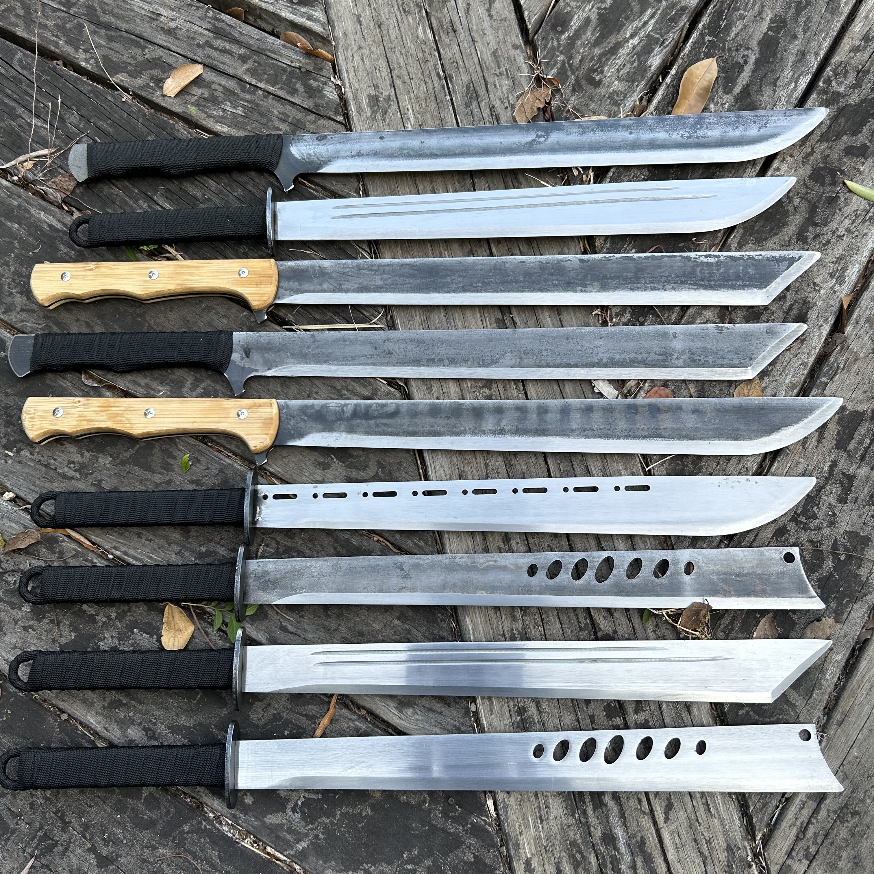 高硬度唐横刀一体锰钢刀剑户外武术长刀冷兵器车载防身武器未开刃