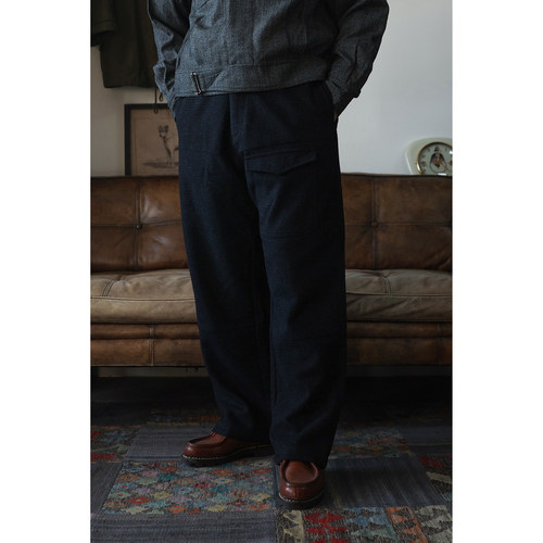 Secondorder抽绳复古格纹休闲裤