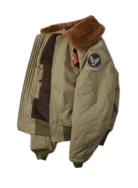 ARMY 复刻B-15A 95%羊毛内里飞行夹克 基本款B15空军夹克