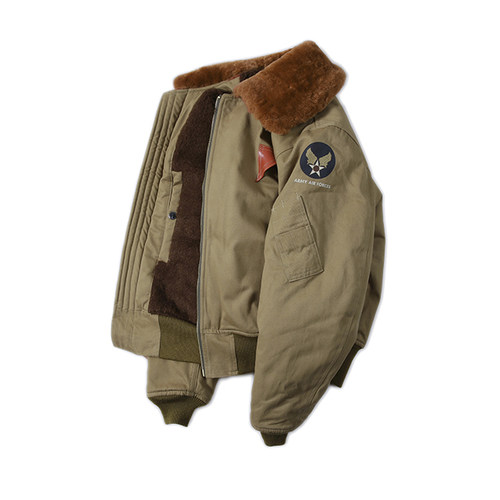 羊毛内里夹克BOBDONG翻领冬季