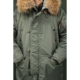 N3b 可拆卸貉子毛领 连帽棉服派克大衣飞行夹克 Parka 御寒中长款