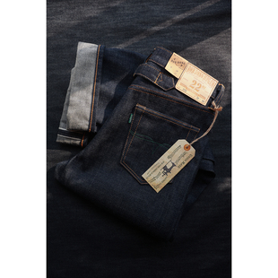 DONG 赤耳原色丹宁直筒袋花牛仔裤 233 重磅22oz 巴黎扣 Denim BOB