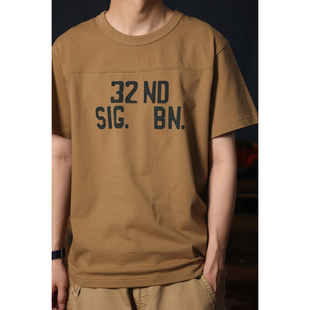 32ND SIG Baseball T-shirt 美式复古休闲棒球短袖T恤 Tee