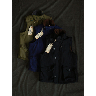 里95%羊毛 BOB Aviator Winter 军事飞行夹毛防寒阿凡达马甲 DONG