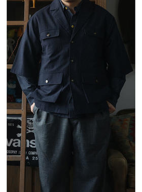 Secondorder FW24 Fatigue Jacket 羊毛混纺改良中袖复古四袋夹克