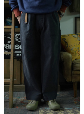 Secondorder FW24 Utility Baker Pants复古水洗做旧面包工装长裤