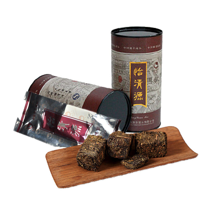 正宗怡清源黑砖茶2011年300g颗粒湖南安化黑茶野尖高山野生陈年茯
