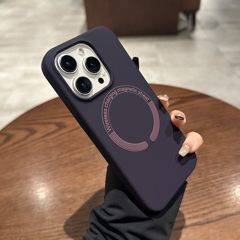 液态硅胶适用iPhone17磁吸手机壳马卡龙高级感苹果16防摔套保护壳