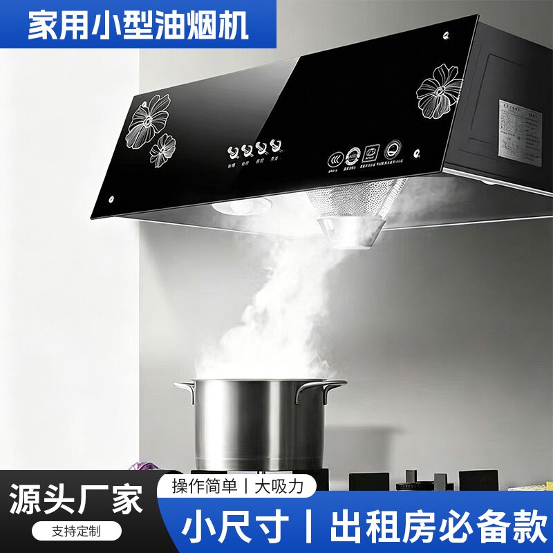 大吸力家用出租房公寓单抽厨房吸油烟机小型顶吸式脱排抽油烟机
