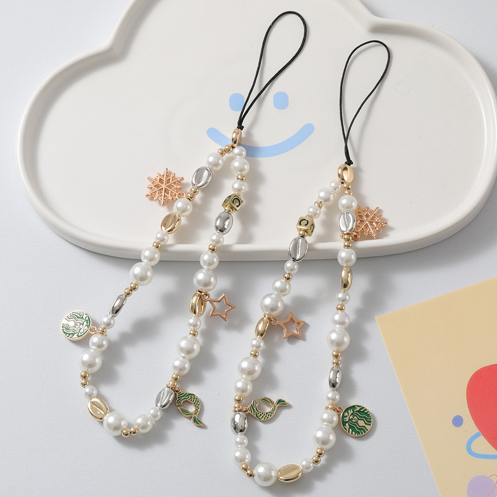 CASETI联名款星巴克手机链ins高级感女神时尚手机挂绳ccd防丢挂饰