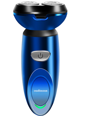 欧点（oudim）BOX616水洗旋转式智能电动剃须刀刮胡须刀蓝色BOX61